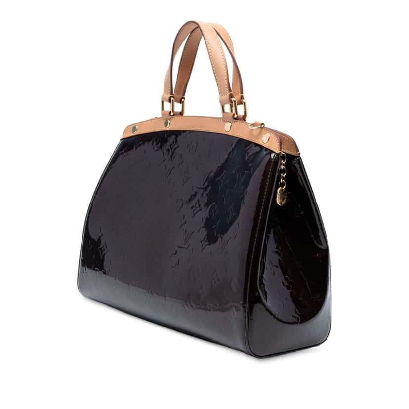 Louis Vuitton Monogram Vernis Brea GM Purple Leather Good condition - Back View