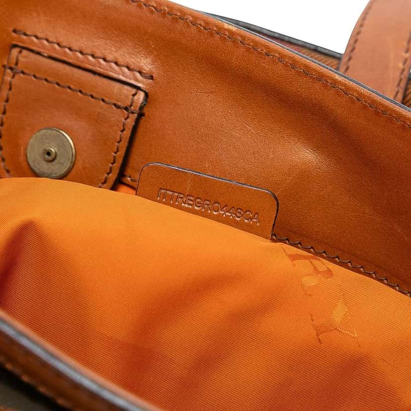 Burberry House Check Canvas Tote Brown Canvas Good condition - Box View