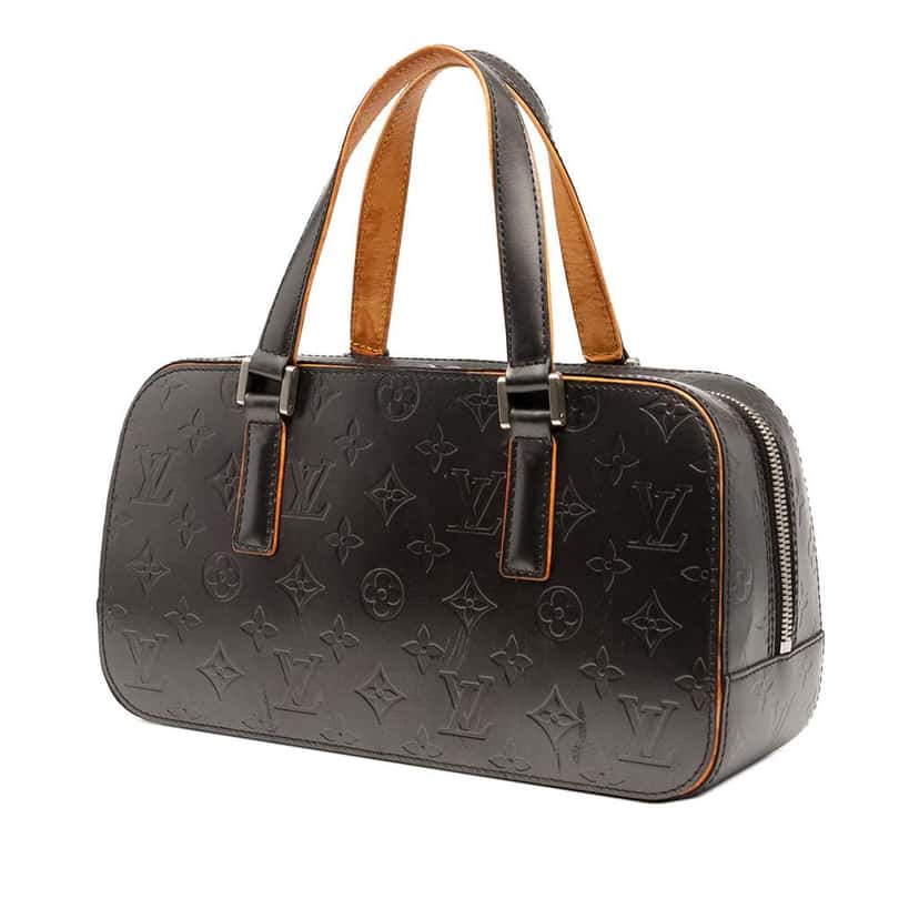 Louis Vuitton Monogram Mat Shelton Grey Leather Good condition - Back View