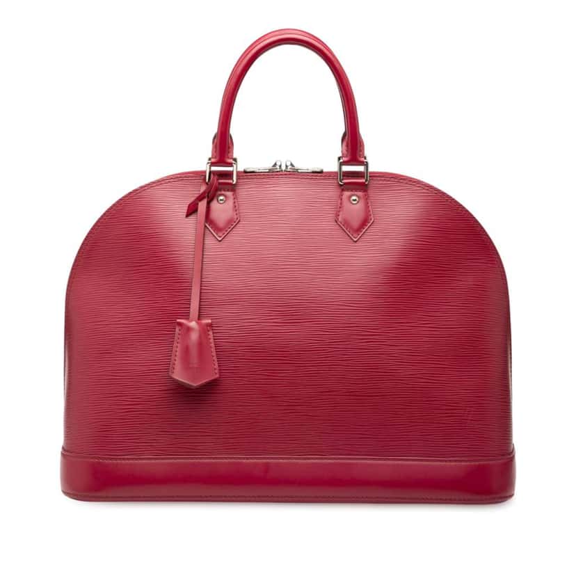 Louis Vuitton Epi Alma GM Pink Leather Good condition - Front View