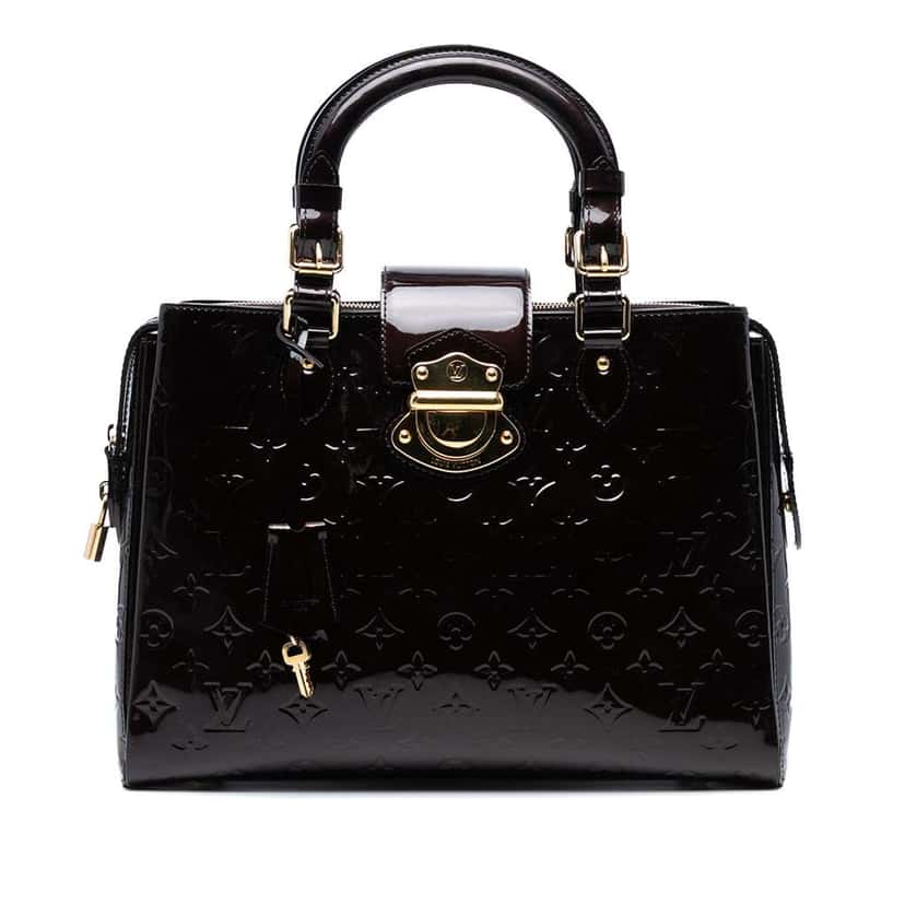 Louis Vuitton Monogram Vernis Melrose Avenue Purple Leather Good condition - Front View