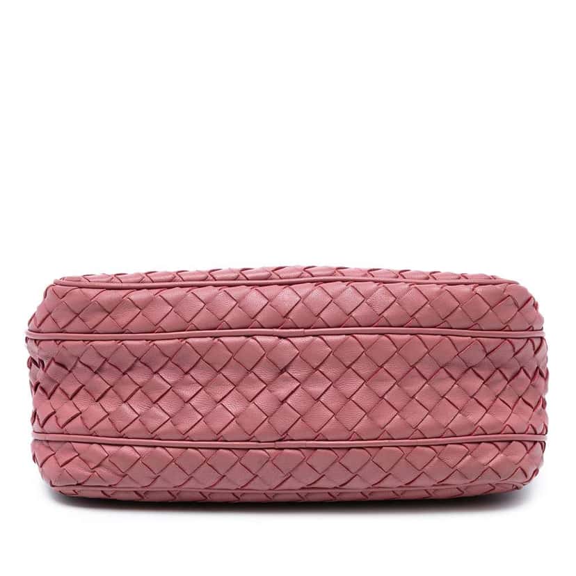 Bottega Veneta Nappa Intrecciato Crossbody Pink Leather Good condition - Inside View