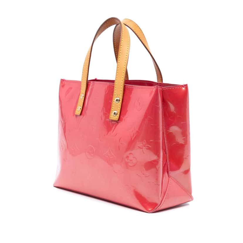 Louis Vuitton Monogram Vernis Reade PM Pink Leather Good condition - Back View