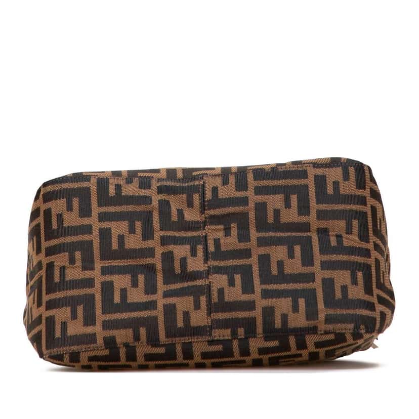 Fendi Zucca Canvas Double Flap Mamma Brown Canvas Good condition - Inside View