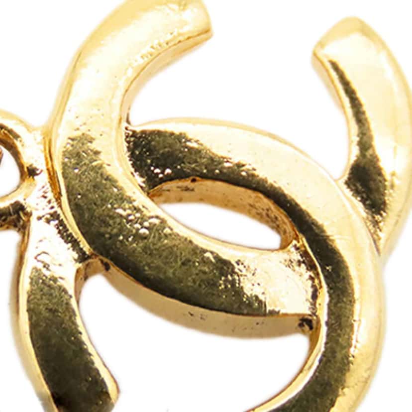Chanel Gold Plated CC Pendant Chain Necklace Gold Metal Good condition - Model View