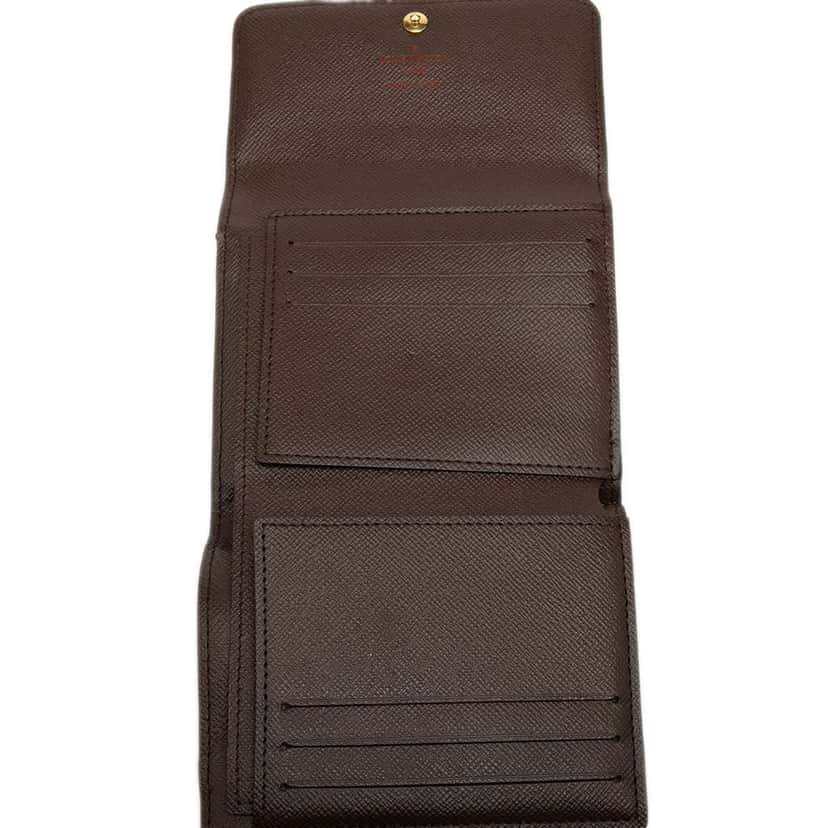Louis Vuitton Damier Ebene Anais Compact Wallet Brown Good condition - Model View