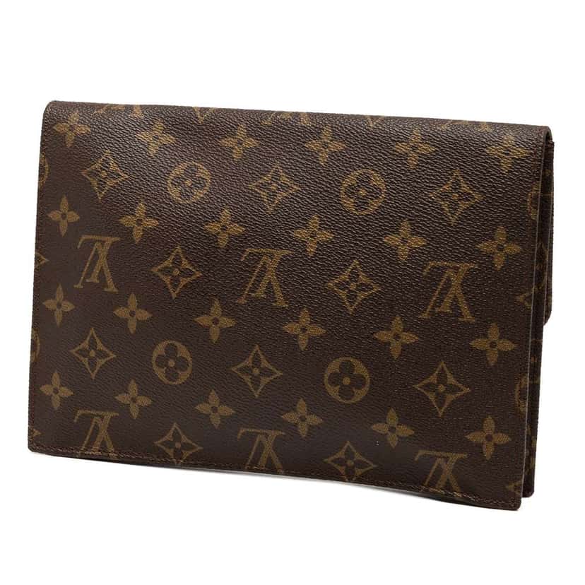 Louis Vuitton Monogram Pochette Rabat 23 Brown Good condition - Back View