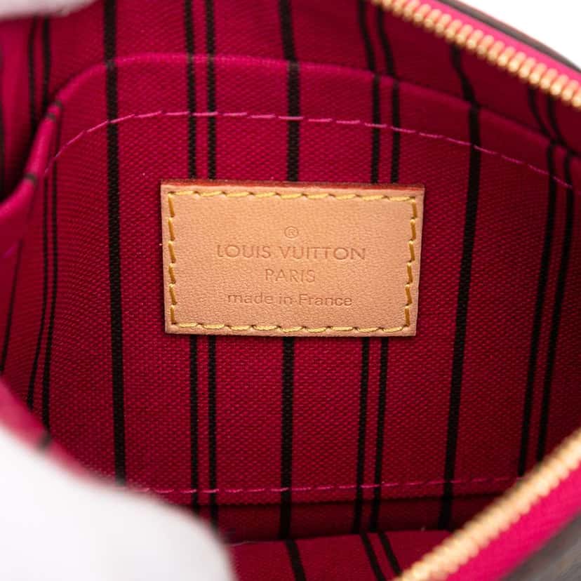 Louis Vuitton Monogram Neverfull Pochette PM Brown Good condition - Box View