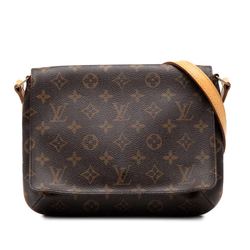 Louis Vuitton Monogram Musette Tango Short Strap Brown Good condition - Front View