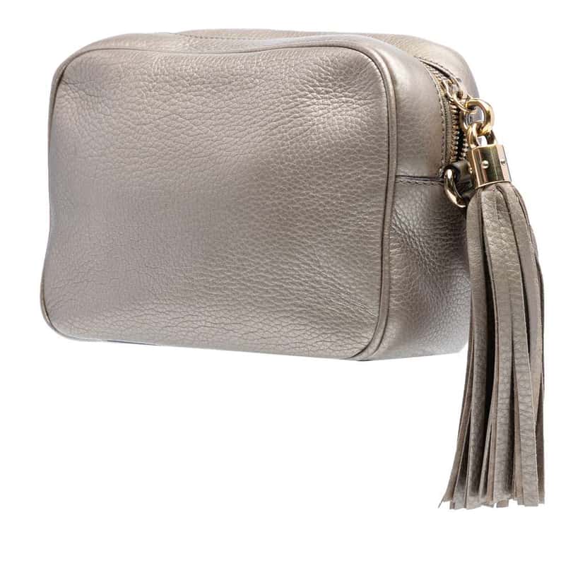 Gucci Leather Soho Disco Crossbody Gold Leather Good condition - Back View