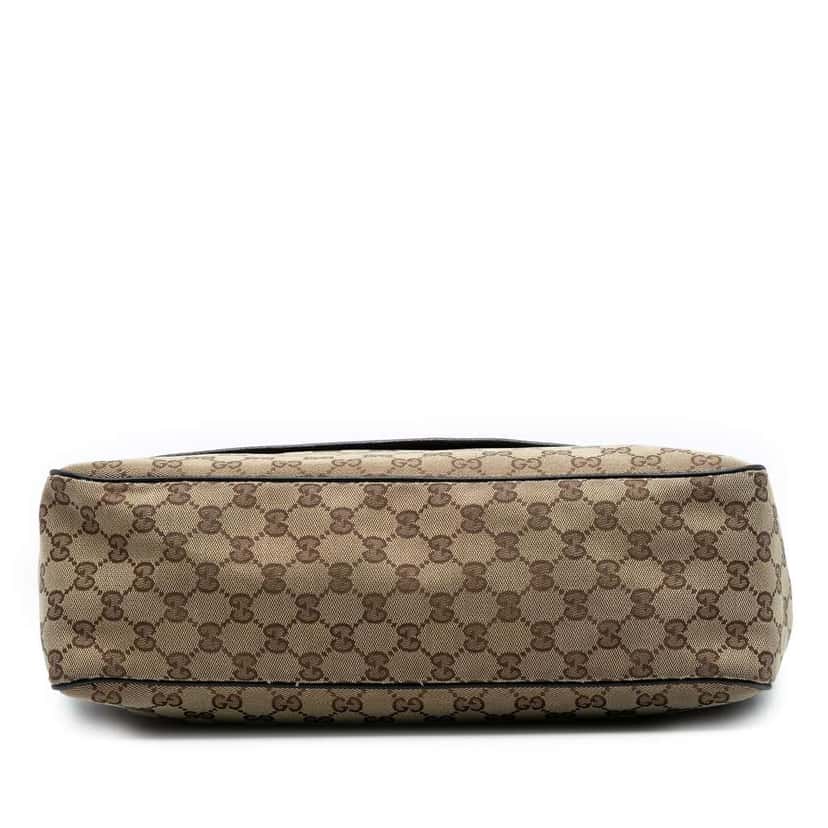 Gucci GG Canvas Web Flap Messenger Bag Brown Canvas Good condition - Inside View