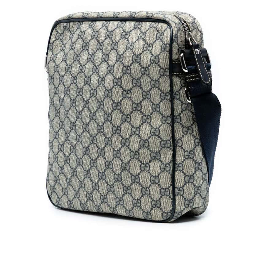 Gucci GG Supreme Crossbody Brown Canvas Good condition - Back View