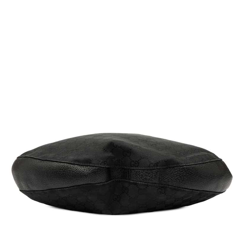 Gucci GG Canvas Drawstring Hobo Black Canvas Good condition - Inside View