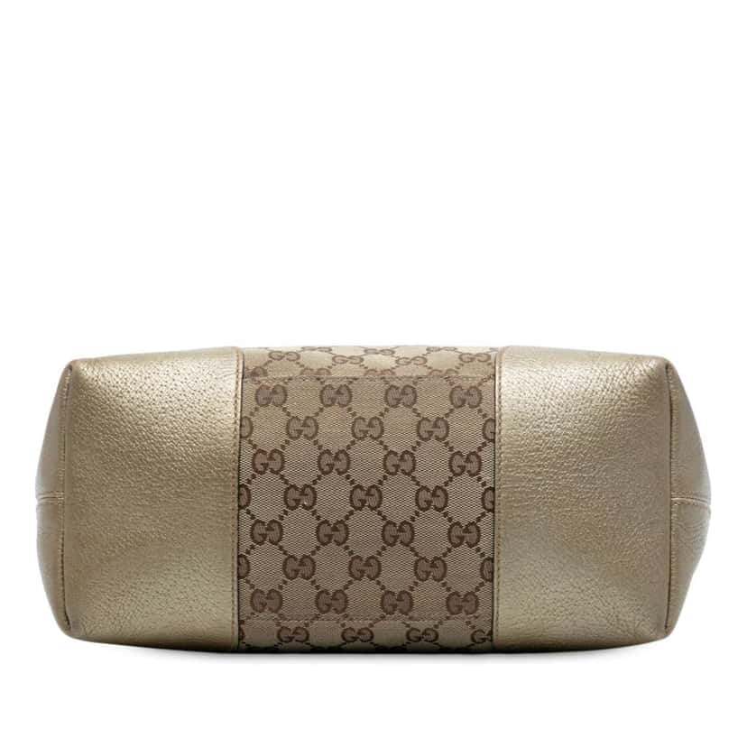 Gucci Medium GG Canvas Bree Satchel Brown Canvas Good condition - Inside View