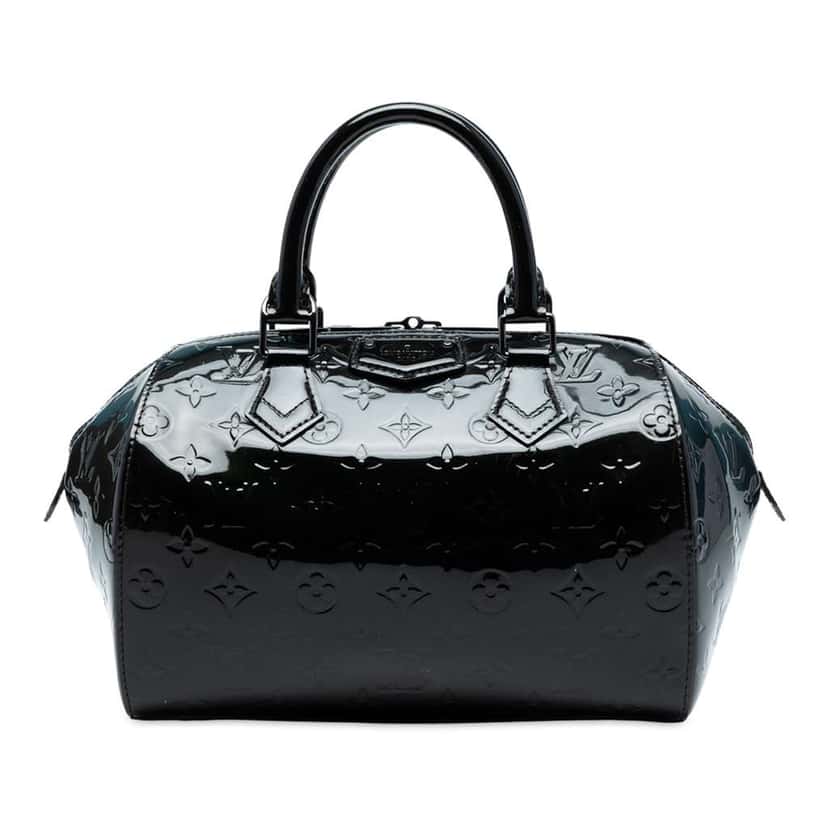 Louis Vuitton Monogram Vernis Montana Black Leather Good condition - Front View
