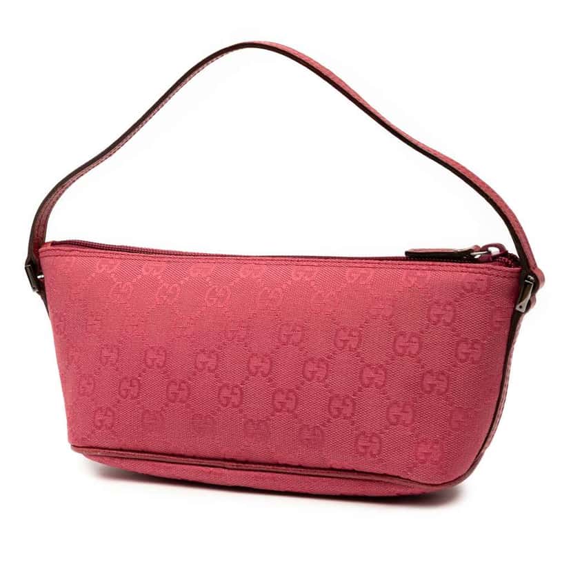 Gucci GG Canvas Boat Red Canvas Good condition - Back View