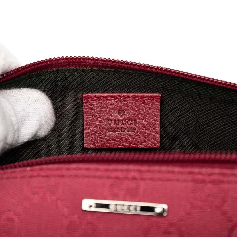 Gucci GG Canvas Boat Red Canvas Good condition - Box View