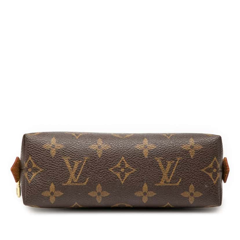 Louis Vuitton Monogram Cosmetic Pouch PM Brown Fair condition - Inside View