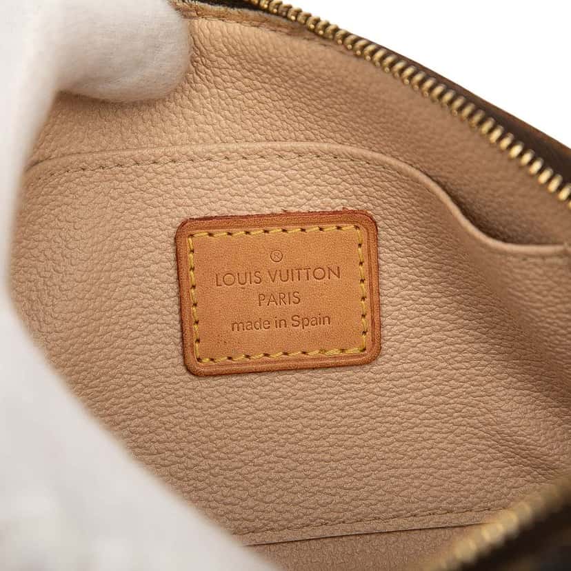 Louis Vuitton Monogram Cosmetic Pouch PM Brown Fair condition - Box View