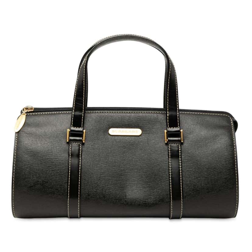 Burberry Leather Handbag Black Leather Good condition - Front View