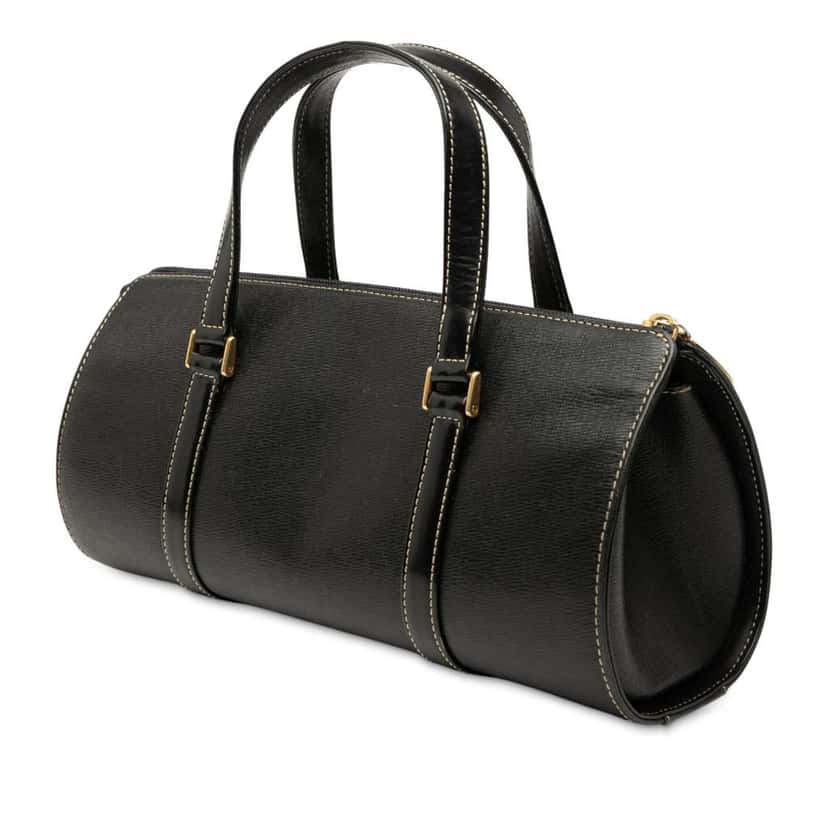 Burberry Leather Handbag Black Leather Good condition - Back View
