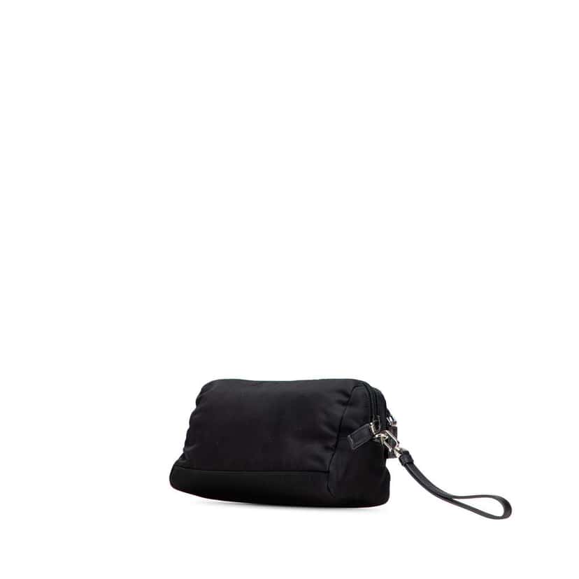 Prada Tessuto Clutch Black Good condition - Back View