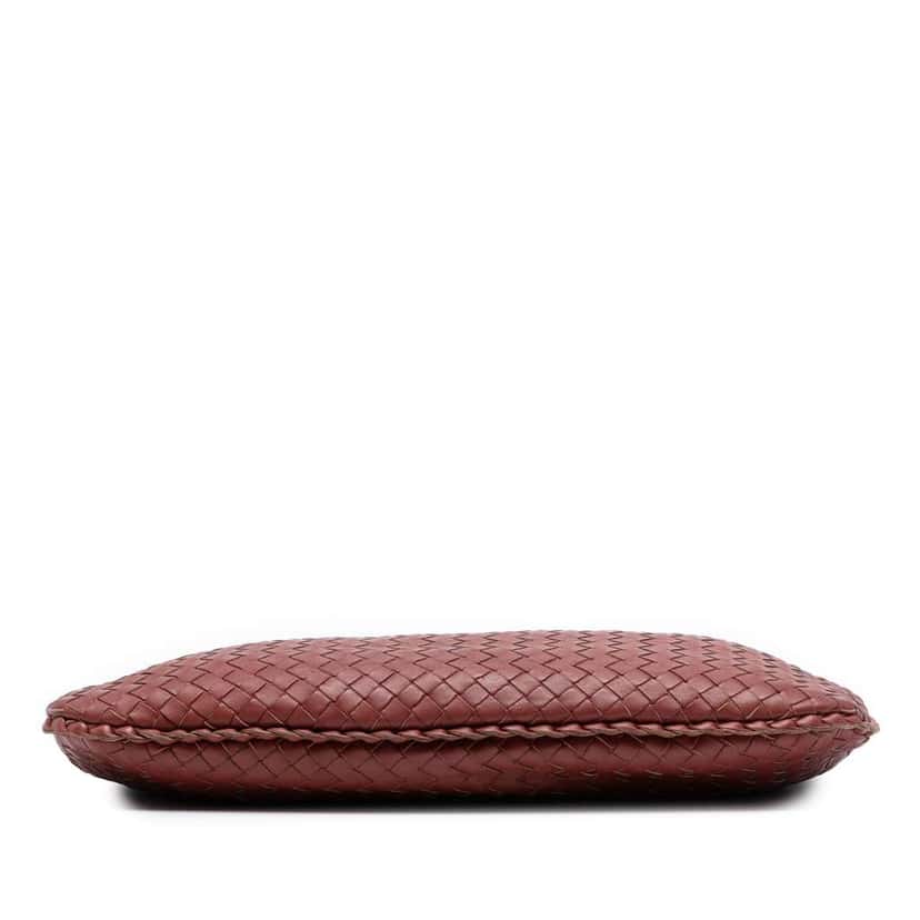 Bottega Veneta Small Nappa Intrecciato Veneta Hobo Red Leather Good condition - Inside View