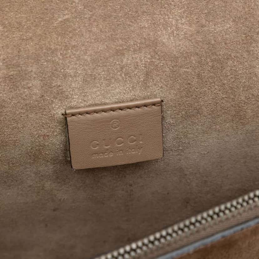Gucci Medium GG Supreme Dionysus Shoulder Bag Brown Canvas Good condition - Box View