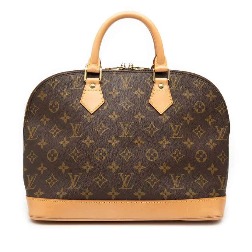 Louis Vuitton Monogram Alma PM Brown Good condition - Front View