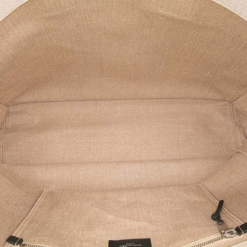 Saint Laurent Canvas Rive Gauche Tote Brown Canvas Good condition - Model View