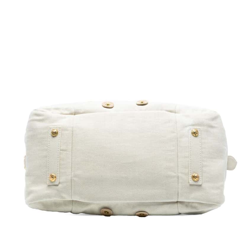 Louis Vuitton Polka Dots Bowly White Canvas Good condition - Inside View