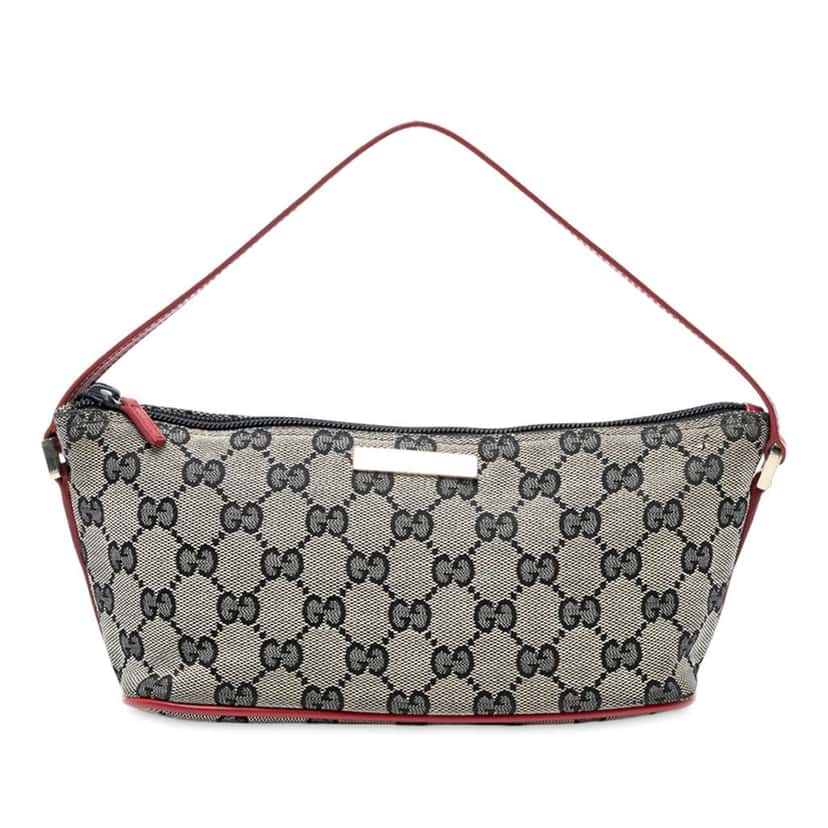 Gucci GG Canvas Boat Brown Canvas Good condition - Front View