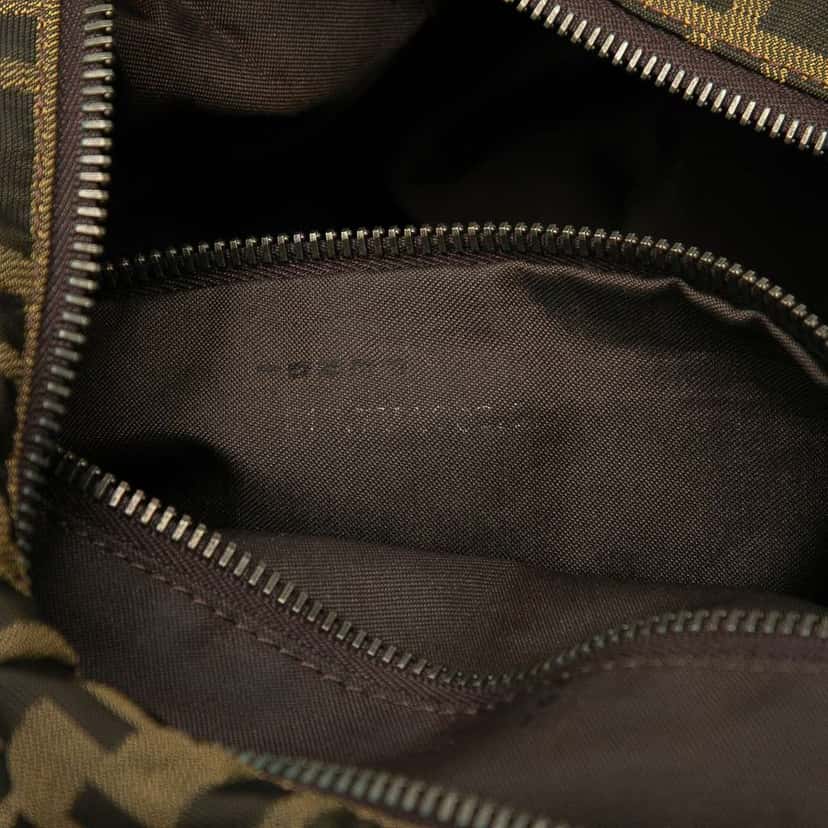 Fendi Zucca Canvas Shoulder Bag Brown Canvas Good condition - Box View
