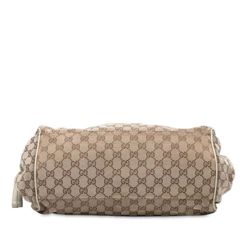 Gucci GG Canvas Sukey Satchel Brown Canvas Good condition - Inside View