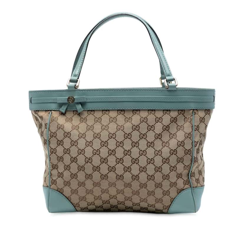 Gucci GG Canvas Mayfair Tote Brown Canvas Good condition - Front View