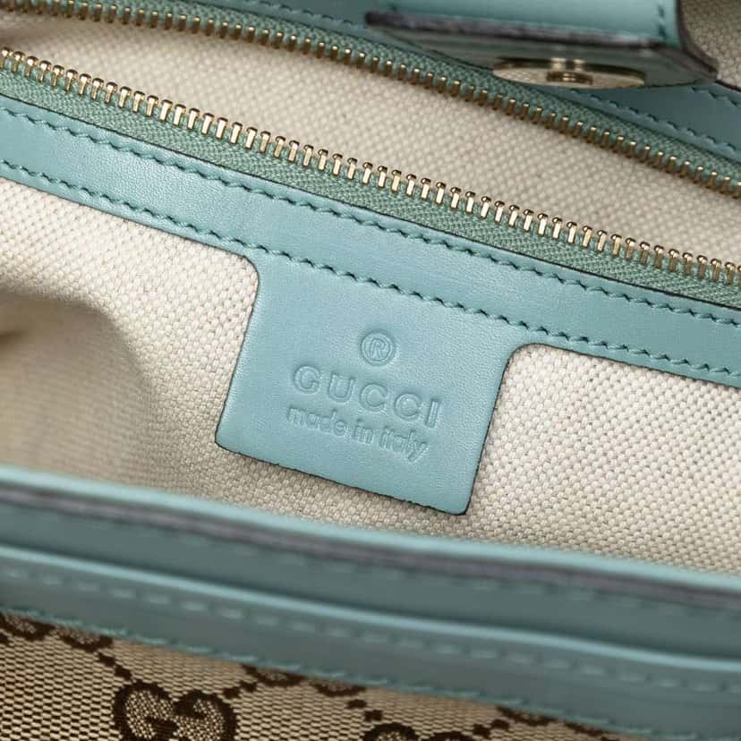 Gucci GG Canvas Mayfair Tote Brown Canvas Good condition - Box View