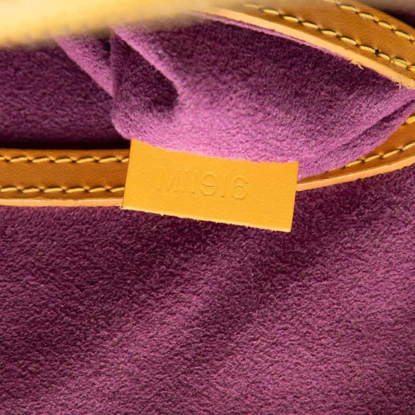 Louis Vuitton Epi Alma PM Yellow Leather Very good condition - Box View