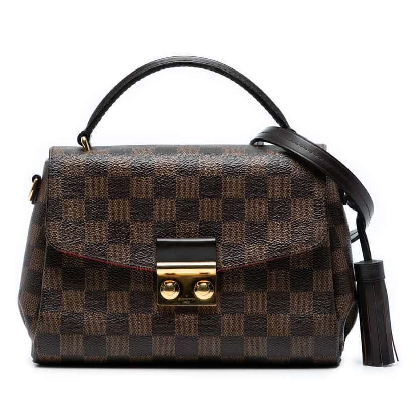 Louis Vuitton Damier Ebene Croisette Brown Good condition - Front View