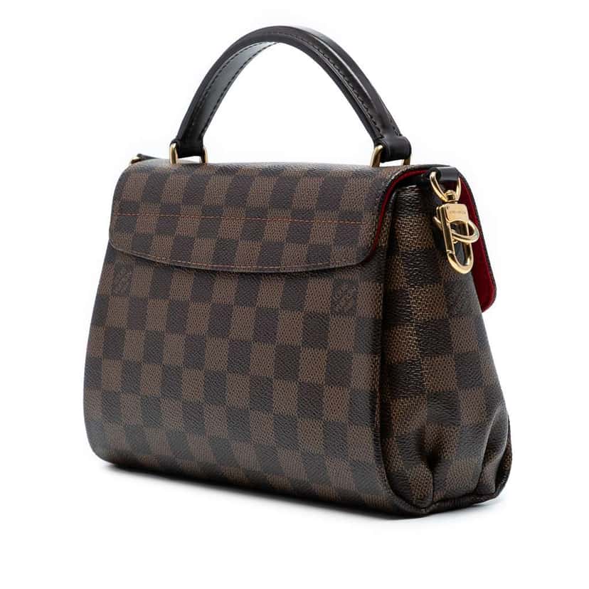 Louis Vuitton Damier Ebene Croisette Brown Good condition - Back View