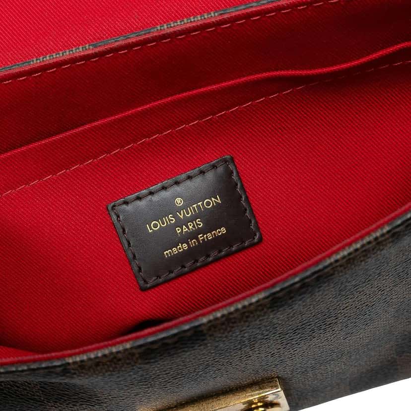 Louis Vuitton Damier Ebene Croisette Brown Good condition - Model View