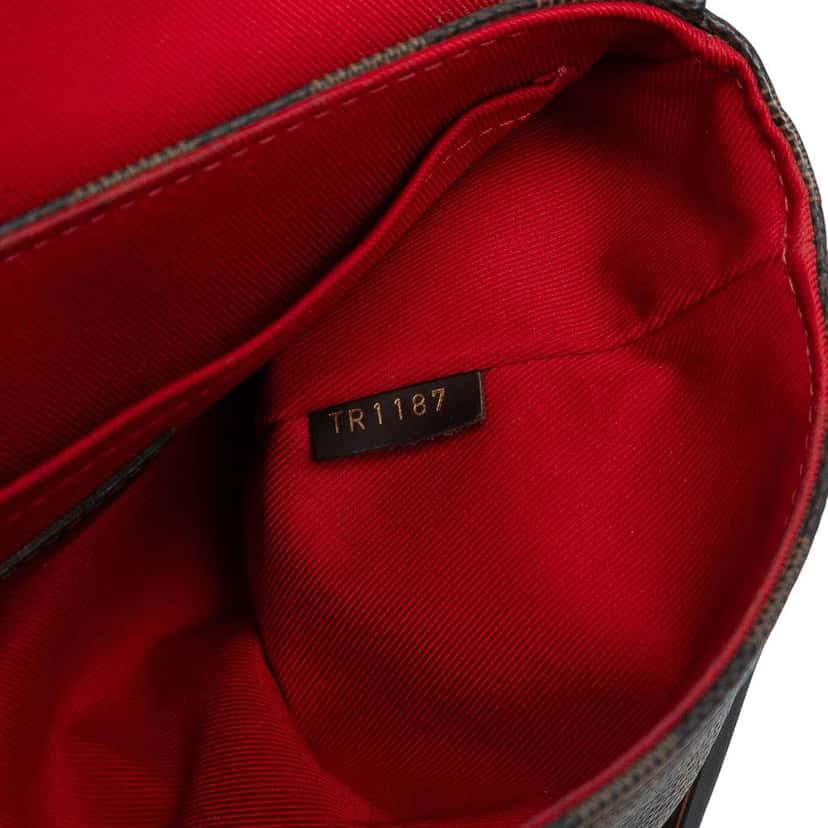 Louis Vuitton Damier Ebene Croisette Brown Good condition - Box View