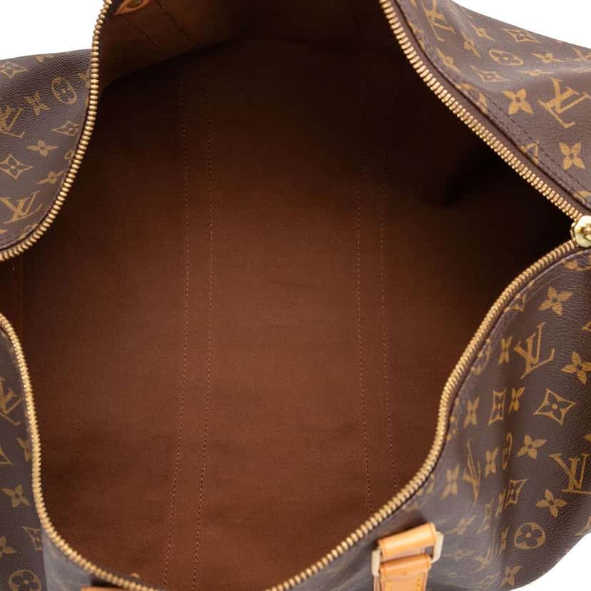 Louis Vuitton Monogram Keepall 50 Brown Good condition - Model View