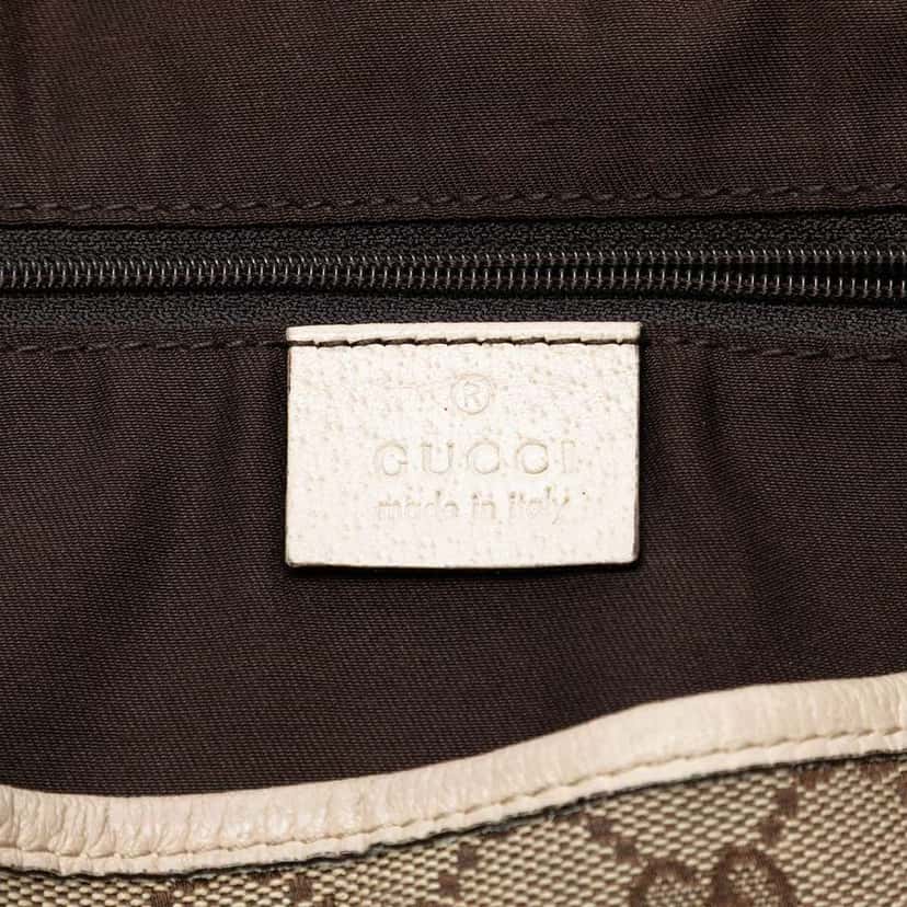 Gucci GG Canvas Abbey D Ring Tote Brown Canvas Good condition - Box View
