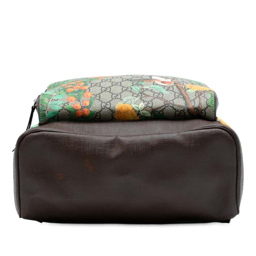 Gucci GG Supreme Tian Backpack Brown Canvas Good condition - Inside View