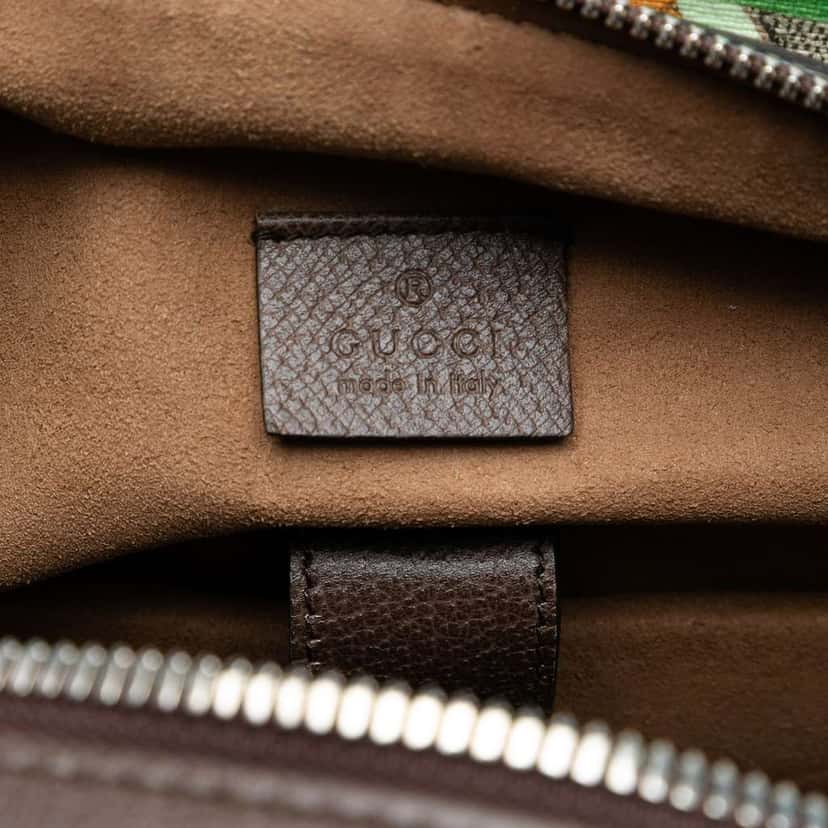 Gucci GG Supreme Tian Backpack Brown Canvas Good condition - Box View