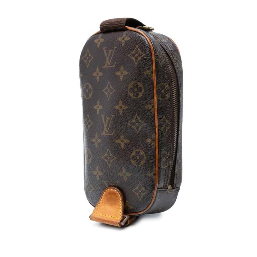 Louis Vuitton Monogram Pochette Gange Brown Good condition - Back View