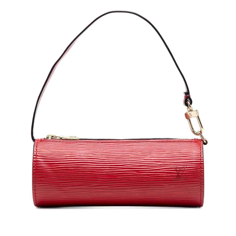 Louis Vuitton Epi Pochette Papillon Red Leather Good condition - Front View
