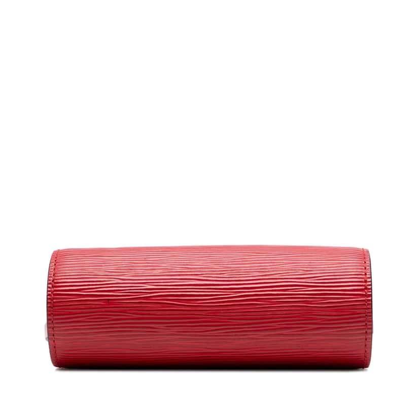 Louis Vuitton Epi Pochette Papillon Red Leather Good condition - Inside View