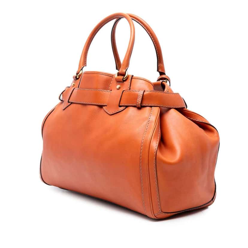 Gucci GG Canvas Running Tote Orange Canvas Good condition - Back View