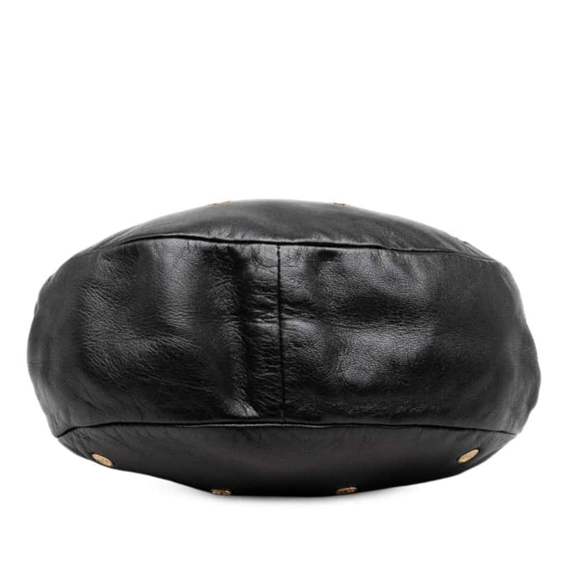 Loewe Studded Leather Drawstring Crossbody Black Leather Good condition - Inside View